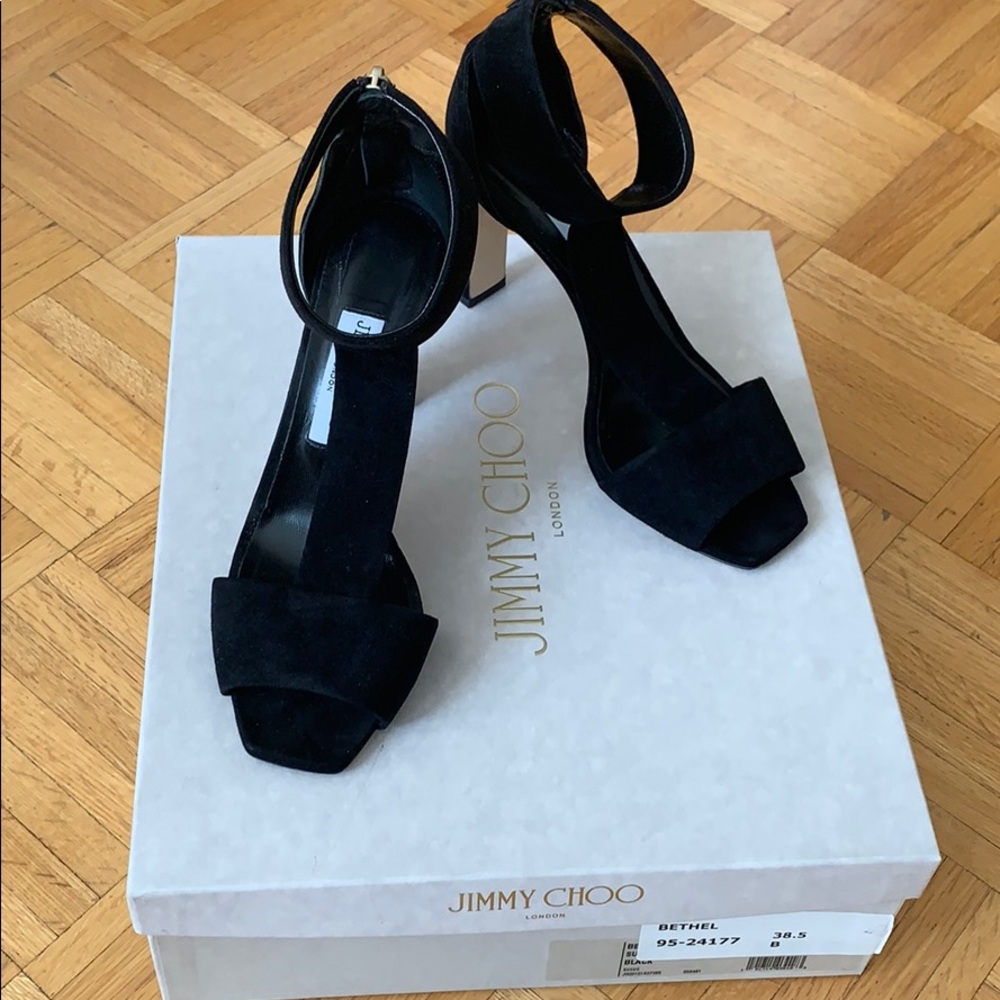 Jimmy Choo Bethel 100 Suede Sandal